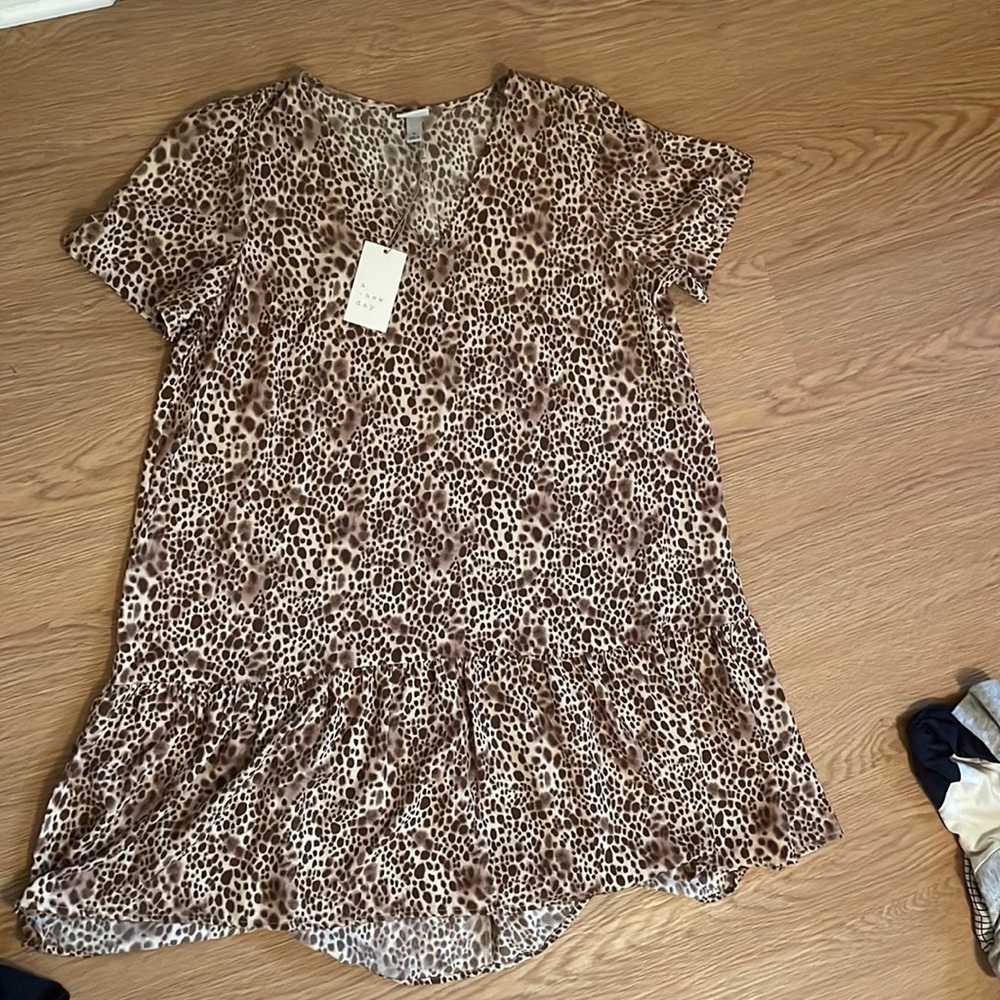 A New Day leopard print brown never warn